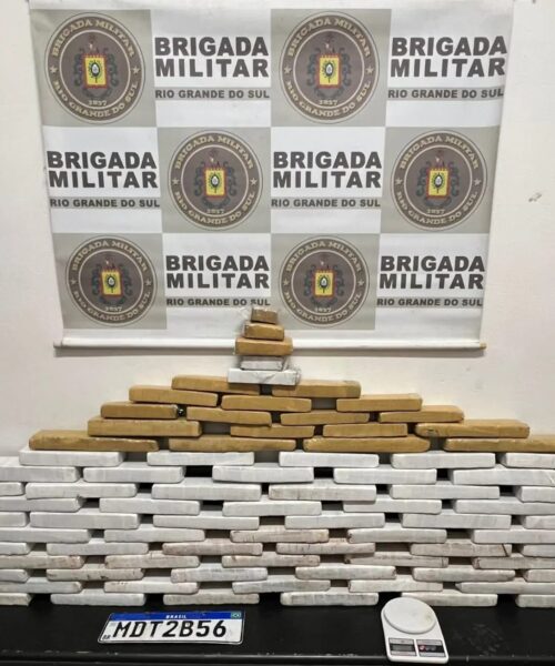 Brigada Militar impede a entrega de 60 kg de maconha em Arroio do Sal