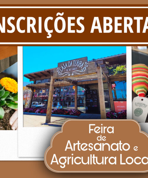 Abertas inscrições para Feira do Artesanato e Agricultura de agosto e setembro