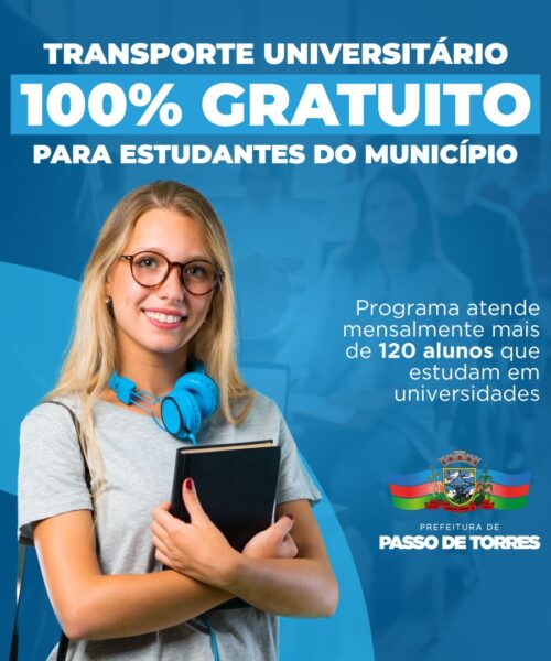 Passo de Torres investe mensalmente no transporte universitário dos estudantes