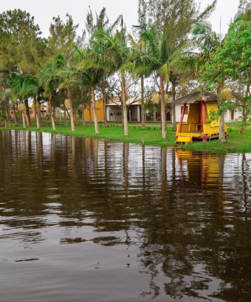 Lagoa da Tapera em Passo de Torres está limpa para receber turistas