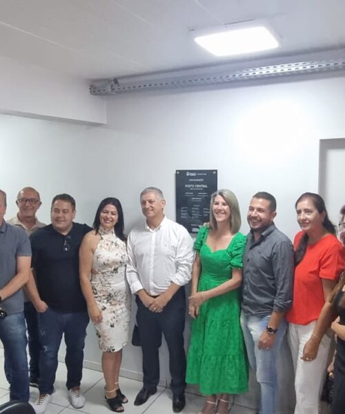 Com muito entusiasmo, foi inaugurado o novo Posto Central da Secretaria Municipal de Saúde