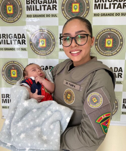 Soldado da Brigada Militar salva bebê engasgado em Xangri-lá