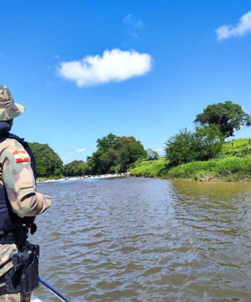 Governo do Estado auxilia na limpeza do local atingido por produto químico na serra Dona Francisca e trabalha na perícia do acidente