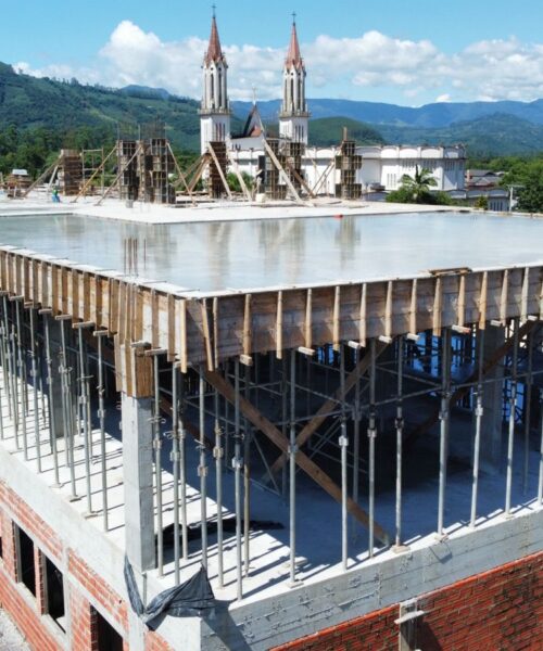 Obras de ampliação do Hospital de Praia Grande avançam em ritmo acelerado