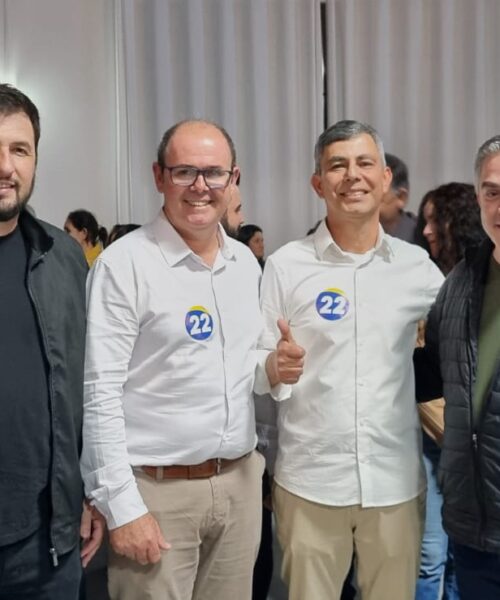 Márcio Grey (MDB) e Betinho (PL), são os pré-candidatos a prefeito e vice em São João do Sul