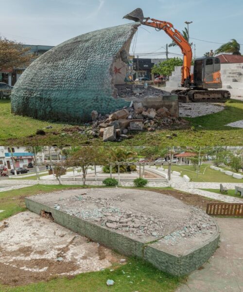 Começa reforma da concha acústica da Praça dos Pescadores