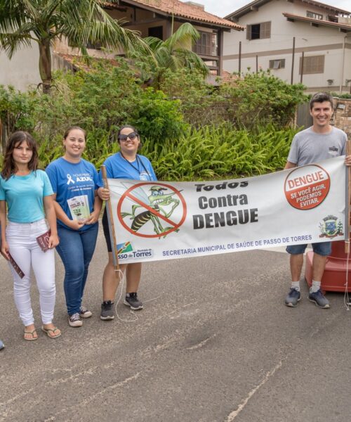 Passo de Torres realiza ações de prevenção à dengue