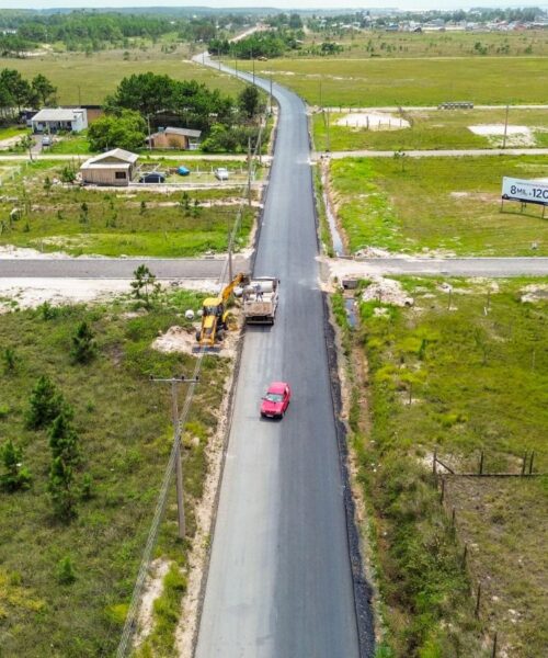 Asfalto da Tapera entra na fase final em Passo de Torres