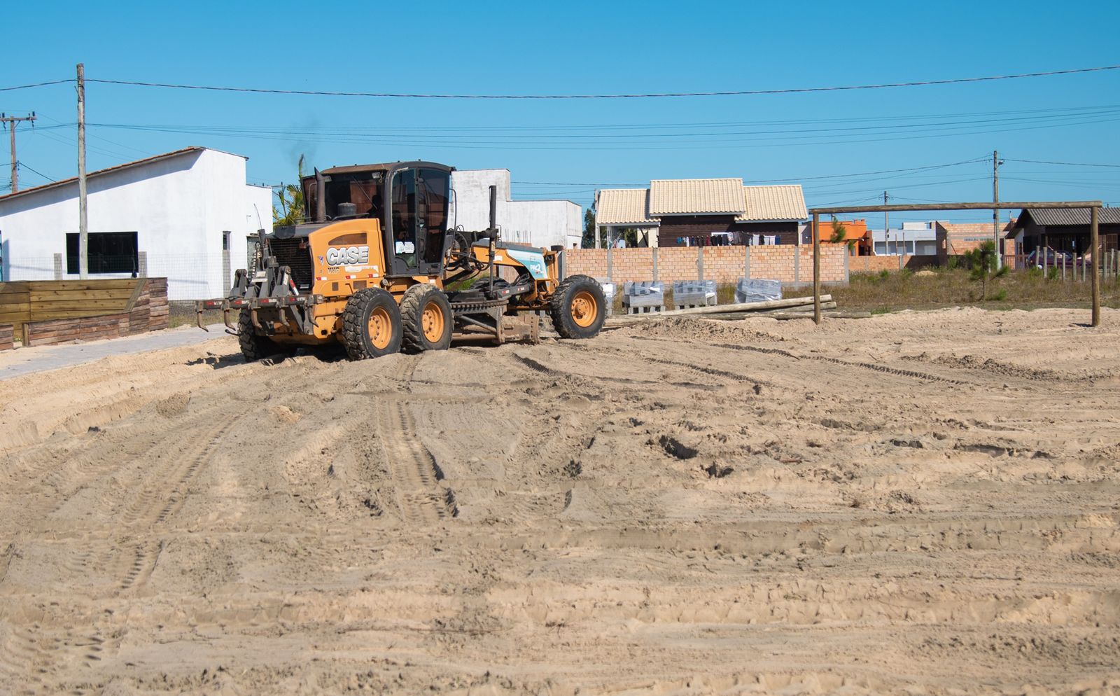Obras da Praça da Tapera seguem em andamento