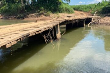 Ponte de Vila São José é Parcialmente Interditada por Questões de Segurança