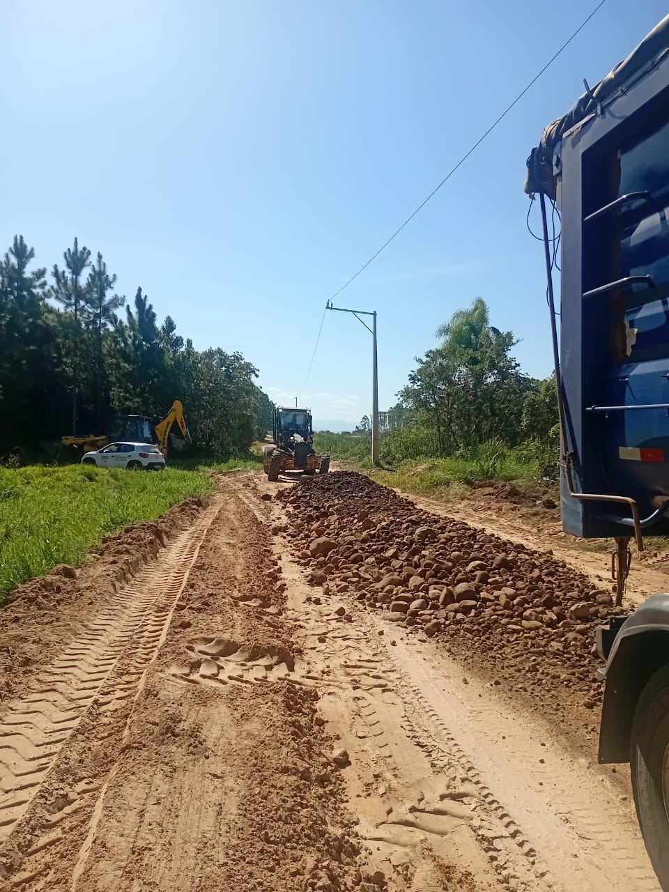 Parceria de Passo de Torres e Gaivota viabiliza Estrada Geral