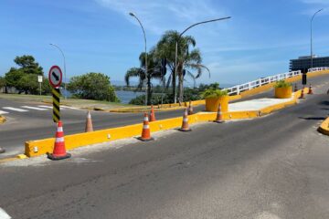 Foram concluídas as obras do convênio de preservação e manutenção da Ponte de Concreto