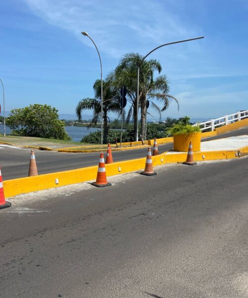 Foram concluídas as obras do convênio de preservação e manutenção da Ponte de Concreto