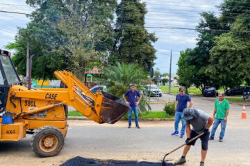 Administração de São João do Sul inicia operação Tapa-buraco