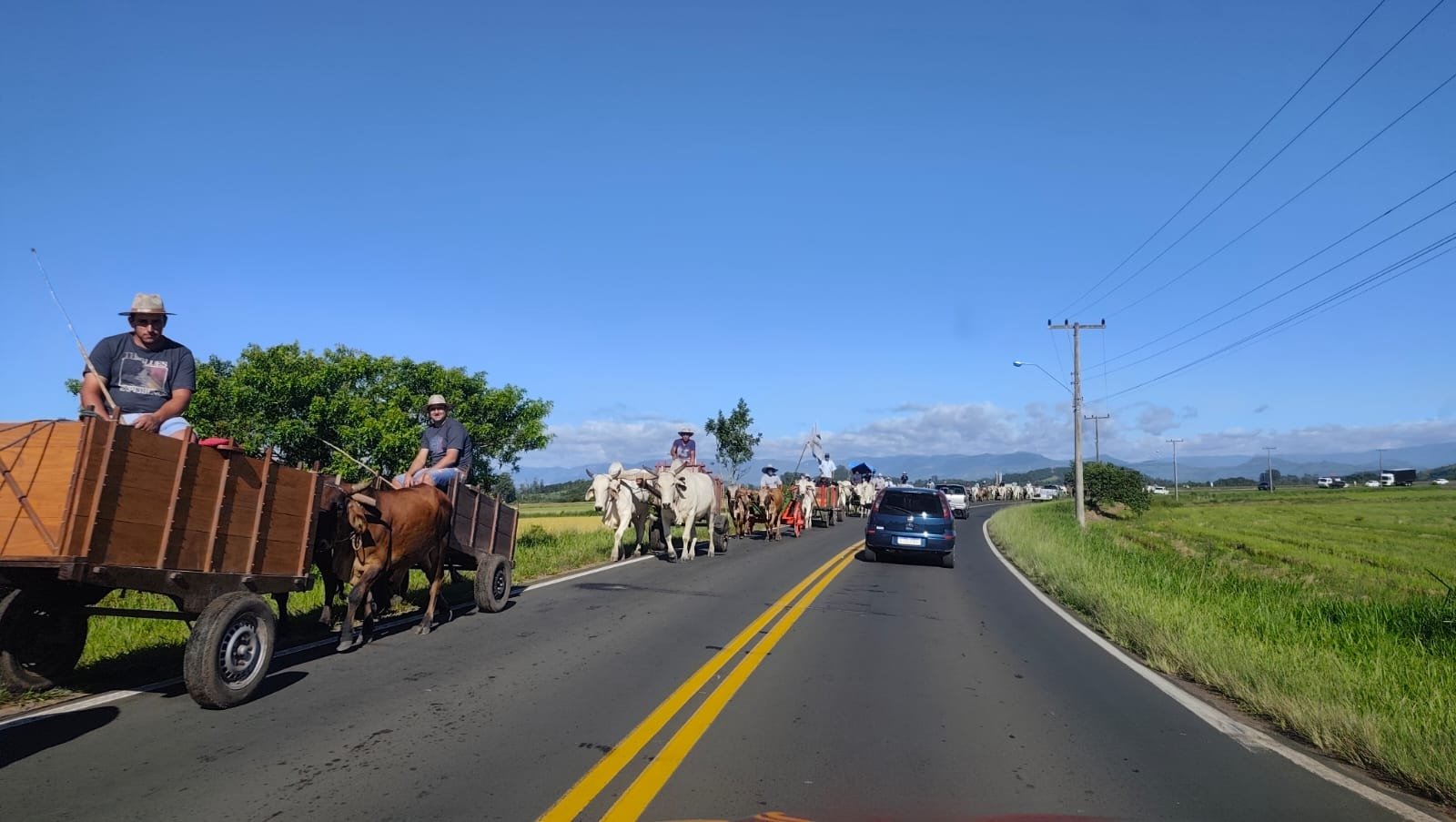 Amigos de Carro de Boi encerram o verão em Passo de Torres