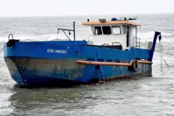 Dragagem do Rio Mampituba é retomada após inspeção da Marinha