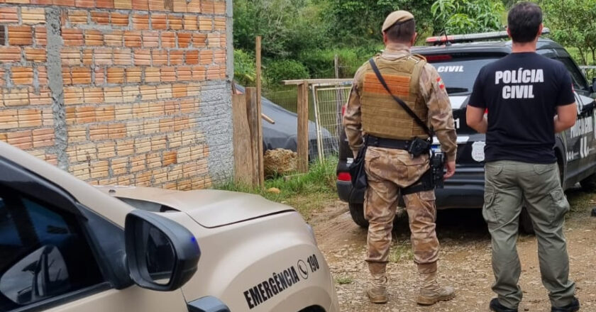 PCSC prende homem investigado pelo tráfico de armas e drogas em Timbé do Sul