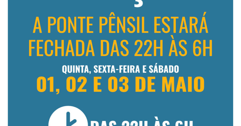 Ponte Pênsil terá fechamento noturno durante 35º Festival de Balonismo