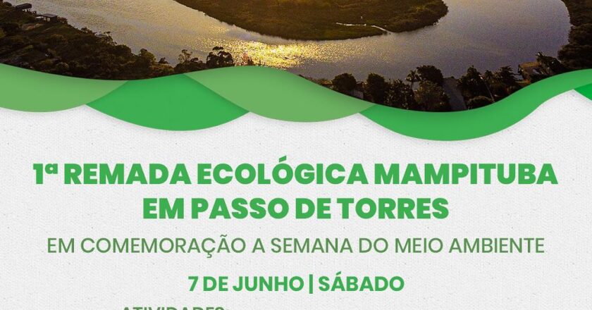1ª Remada Ecológica Mampituba em Passo de Torres