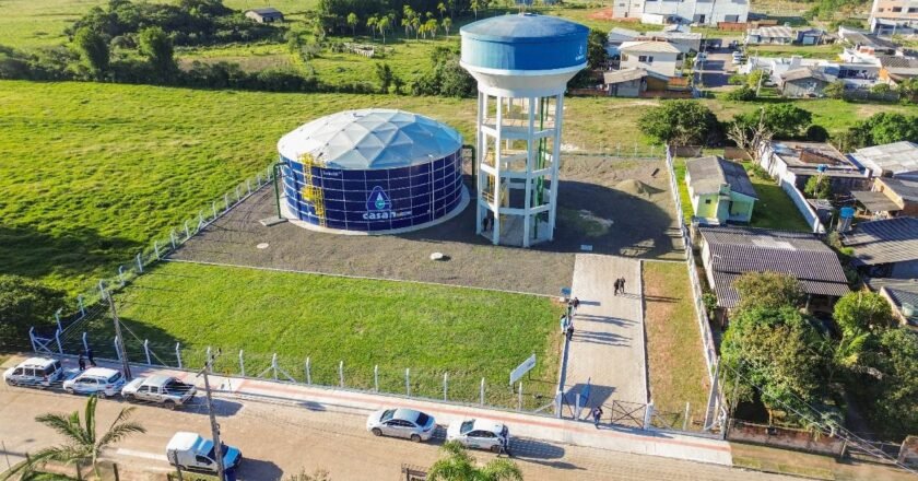 Novos reservatórios já garantem incremento de 250% no abastecimento de Passo de Torres