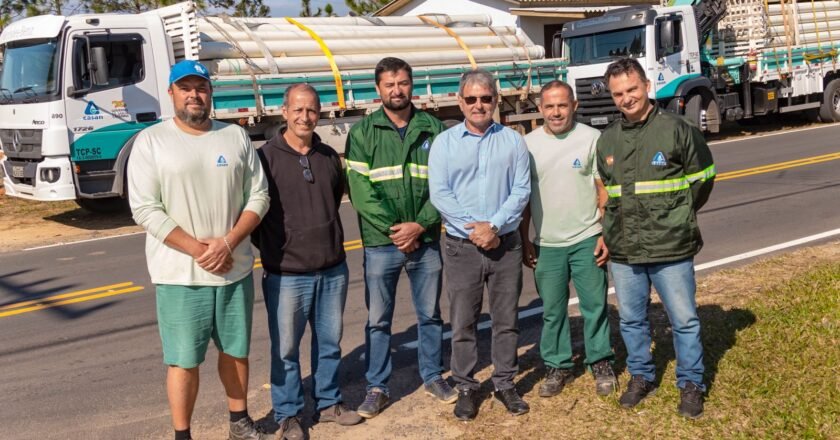 Xangrilá dos Mares recebe tubulação para implantação de rede de água tratada