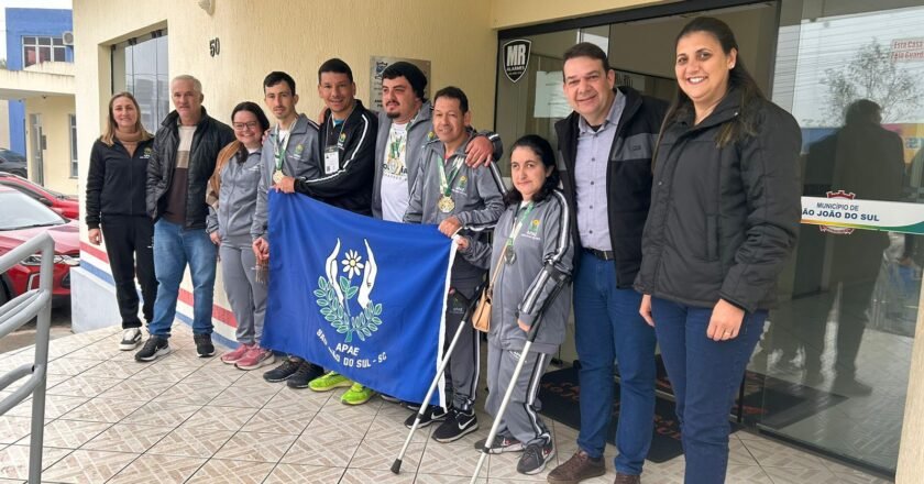 APAE de São João do Sul brilha na Olimpíada Estadual em Chapecó