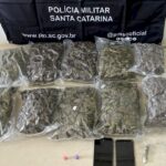 PMSC realiza prisão por tráfico de drogas em ação integrada com a Brigada Militar do RS