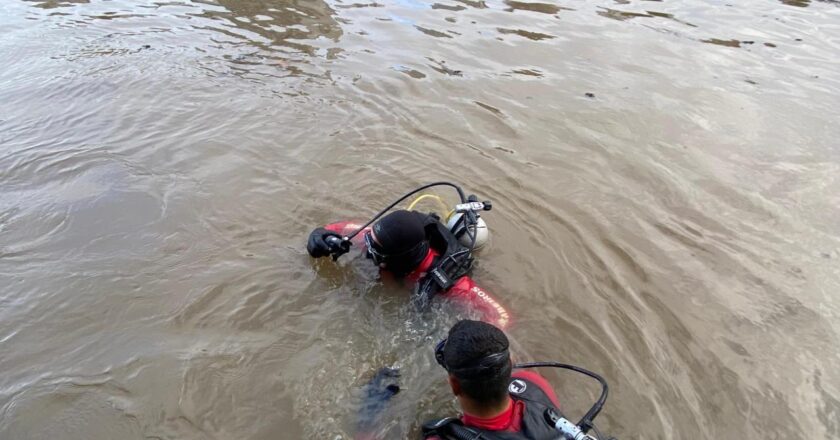 Corpo de Bombeiros localiza corpo do jovem desaparecido no Rio Mampituba