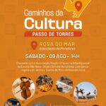 Projeto “Caminhos da Cultura” tem sua primeira edição neste sábado em Passo de Torres