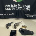 Guarnições da PM de Passo de Torres e São João do Sul evitam assalto na BR 101
