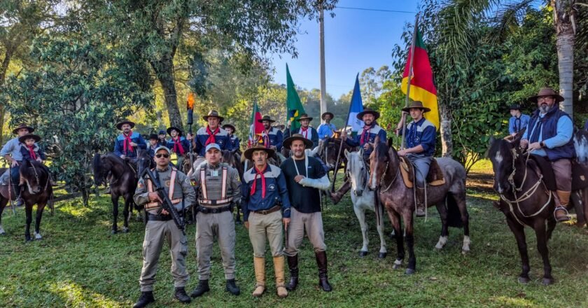 Polícia Rodoviária de Torres participa da 37ª Cavalgada