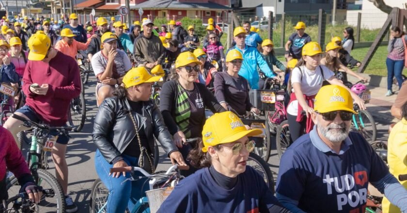 Passo de Torres realiza 1º Pedal Setembro Amarelo dentro da programação de aniversário