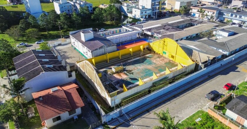 Ginásio da Escola Manoel Rodrigues da Silva passa por reforma de R$ 713 mil em Passo de Torres