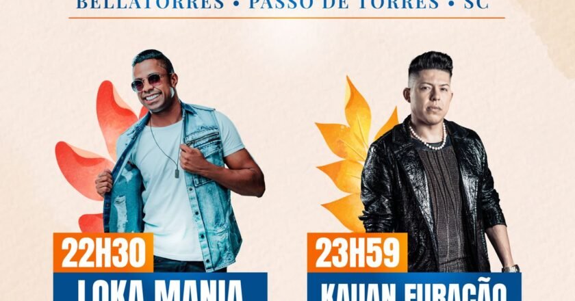 Beira-Mar de Bellatorres será palco do Réveillon de Passo de Torres com shows gratuitos