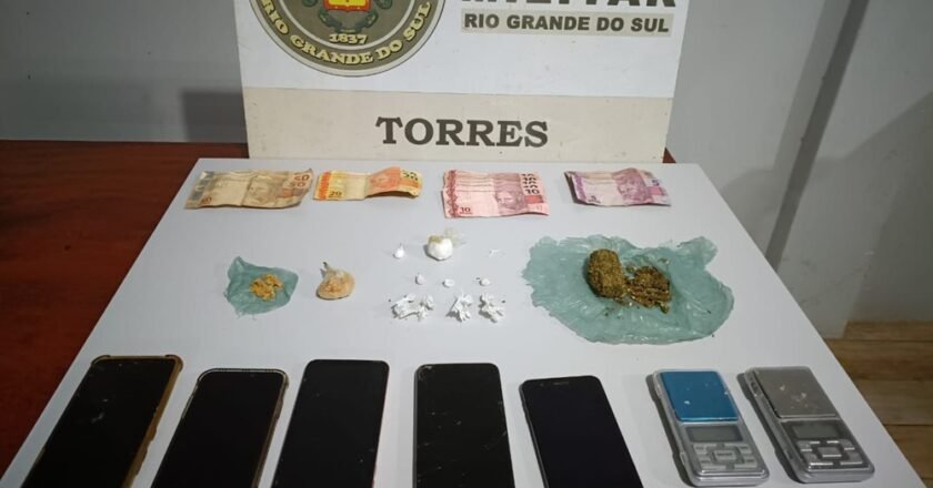 Casal é preso por tráfico de drogas em Torres
