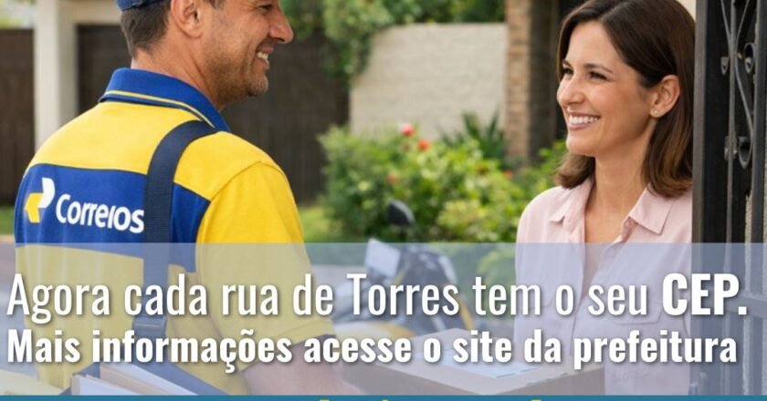 Torres passa a contar com CEPs específicos por rua