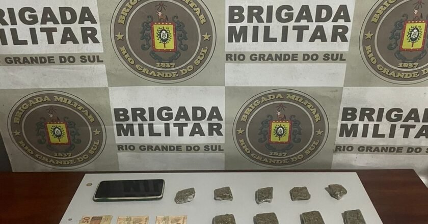 Brigada Militar prende homem por tráfico de drogas em Torres