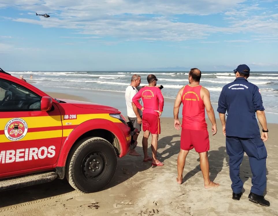 Homem desaparece no mar na praia Pérola em Passo de Torres