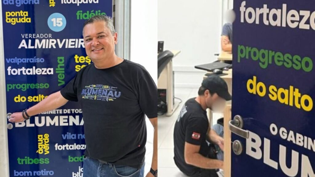 Vereador de Blumenau foi preso em flagrante por “rachadinhas”