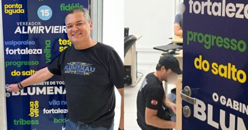Vereador de Blumenau foi preso em flagrante por “rachadinhas”