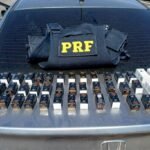 PRF apreende carga de medicamentos ilegais escondidas em caixas na BR-101