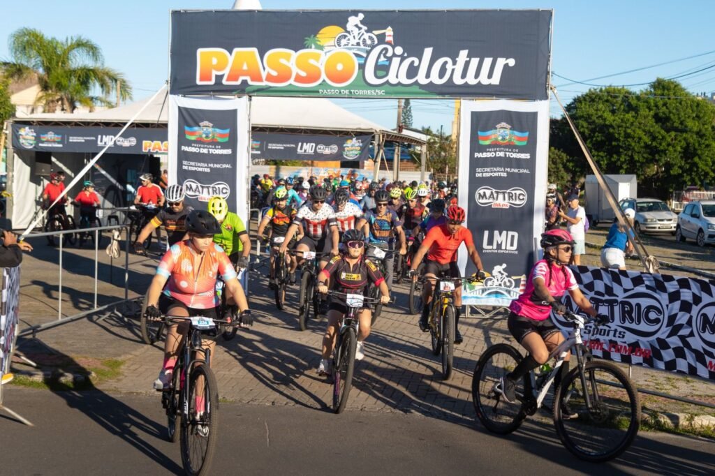 Passo Ciclotur reúne cerca de 300 participantes e encerra programação de verão em Passo de Torres