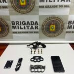 FORÇA TÁTICA PRENDE HOMEM POR POSSE IRREGULAR DE ARMA DE FOGO EM TORRES