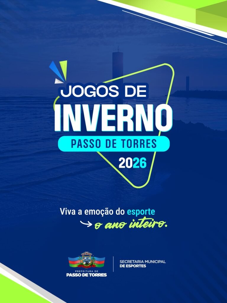 Prefeitura de Passo de Torres lança os Jogos de Inverno 2026
