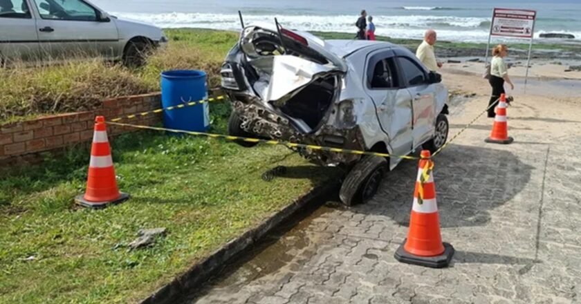 O que se sabe sobre o jovem que se jogou com carro no Morro do farol, em Torres?