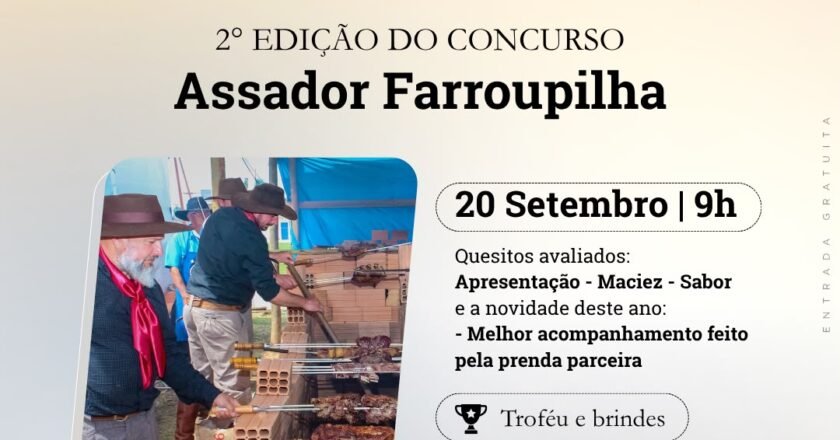 Passo de Torres realiza a V Semana Farroupilha de 13 a 20 de setembro
